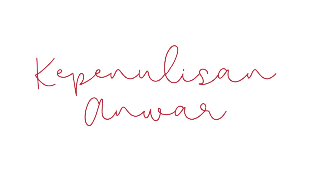 Logo Kepenulisan Anwar
